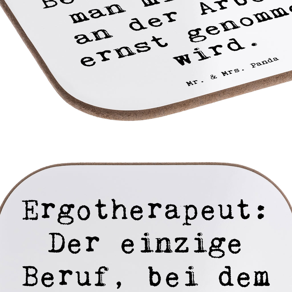 Untersetzer Spruch Ergotherapeut: Der einzige Beruf, bei dem man mit Spaß an der Arbeit ernst genommen wird. Untersetzer, Bierdeckel, Glasuntersetzer, Untersetzer Gläser, Getränkeuntersetzer, Untersetzer aus Holz, Untersetzer für Gläser, Korkuntersetzer, Untersetzer Holz, Holzuntersetzer, Tassen Untersetzer, Untersetzer Design, Beruf, Ausbildung, Jubiläum, Abschied, Rente, Kollege, Kollegin, Geschenk, Schenken, Arbeitskollege, Mitarbeiter, Firma, Danke, Dankeschön