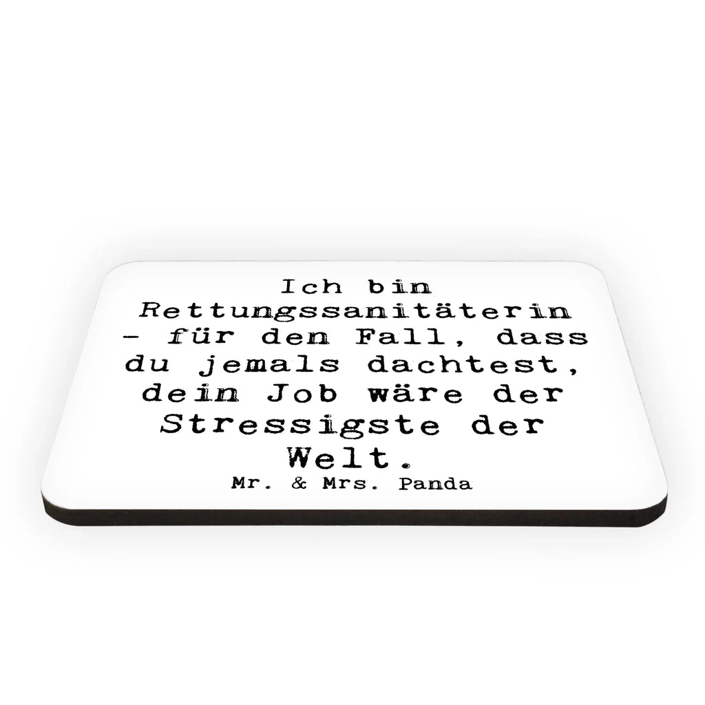 Magnet Spruch Ich bin Rettungssanitäterin - für den Fall, dass du jemals dachtest, dein Job wäre der Stressigste der Welt. Kühlschrankmagnet, Pinnwandmagnet, Souvenir Magnet, Motivmagnete, Dekomagnet, Whiteboard Magnet, Notiz Magnet, Kühlschrank Dekoration, Beruf, Ausbildung, Jubiläum, Abschied, Rente, Kollege, Kollegin, Geschenk, Schenken, Arbeitskollege, Mitarbeiter, Firma, Danke, Dankeschön