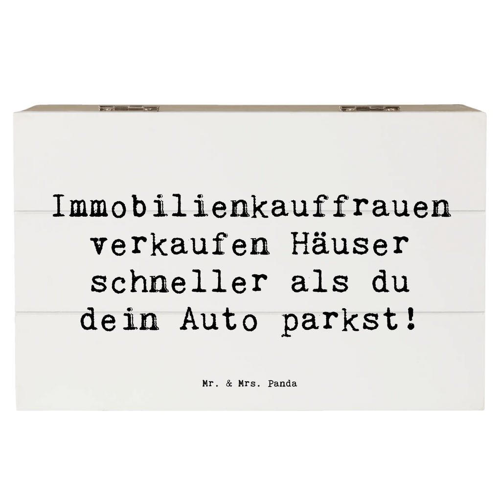 Holzkiste Spruch Immobilienkauffrauen verkaufen Häuser schneller als du dein Auto parkst! Holzkiste, Kiste, Schatzkiste, Truhe, Schatulle, XXL, Erinnerungsbox, Erinnerungskiste, Dekokiste, Aufbewahrungsbox, Geschenkbox, Geschenkdose, Beruf, Ausbildung, Jubiläum, Abschied, Rente, Kollege, Kollegin, Geschenk, Schenken, Arbeitskollege, Mitarbeiter, Firma, Danke, Dankeschön