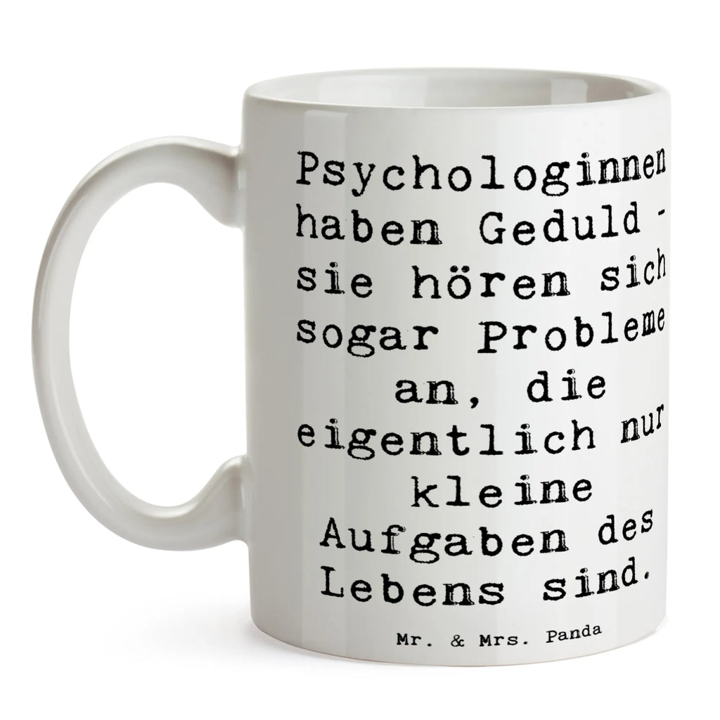 Tasse Spruch Geduldige Psychologin Tasse, Kaffeetasse, Teetasse, Becher, Kaffeebecher, Teebecher, Keramiktasse, Porzellantasse, Büro Tasse, Geschenk Tasse, Tasse Sprüche, Tasse Motive, Kaffeetassen, Tasse bedrucken, Designer Tasse, Cappuccino Tassen, Schöne Teetassen, Beruf, Ausbildung, Jubiläum, Abschied, Rente, Kollege, Kollegin, Geschenk, Schenken, Arbeitskollege, Mitarbeiter, Firma, Danke, Dankeschön