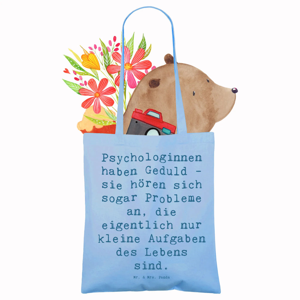 Tragetasche Spruch Geduldige Psychologin Beuteltasche, Beutel, Einkaufstasche, Jutebeutel, Stoffbeutel, Tasche, Shopper, Umhängetasche, Strandtasche, Schultertasche, Stofftasche, Tragetasche, Badetasche, Jutetasche, Einkaufstüte, Laptoptasche, Beruf, Ausbildung, Jubiläum, Abschied, Rente, Kollege, Kollegin, Geschenk, Schenken, Arbeitskollege, Mitarbeiter, Firma, Danke, Dankeschön