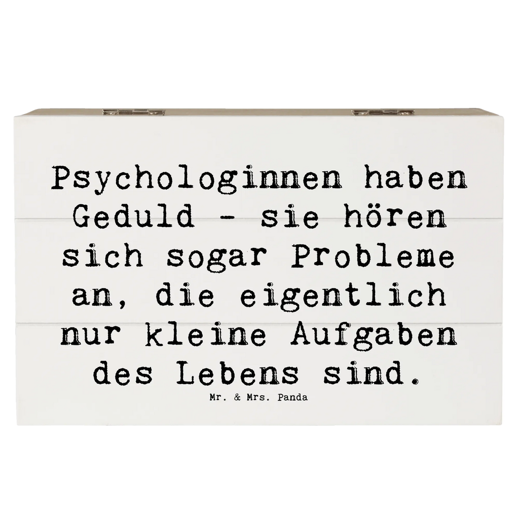 Holzkiste Spruch Geduldige Psychologin Holzkiste, Kiste, Schatzkiste, Truhe, Schatulle, XXL, Erinnerungsbox, Erinnerungskiste, Dekokiste, Aufbewahrungsbox, Geschenkbox, Geschenkdose, Beruf, Ausbildung, Jubiläum, Abschied, Rente, Kollege, Kollegin, Geschenk, Schenken, Arbeitskollege, Mitarbeiter, Firma, Danke, Dankeschön