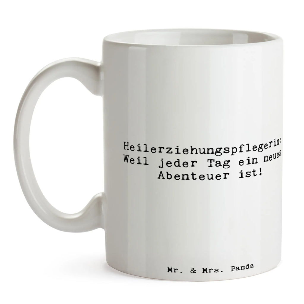 Tasse Spruch Heilerziehungspflegerin Abenteuer Tasse, Kaffeetasse, Teetasse, Becher, Kaffeebecher, Teebecher, Keramiktasse, Porzellantasse, Büro Tasse, Geschenk Tasse, Tasse Sprüche, Tasse Motive, Kaffeetassen, Tasse bedrucken, Designer Tasse, Cappuccino Tassen, Schöne Teetassen, Beruf, Ausbildung, Jubiläum, Abschied, Rente, Kollege, Kollegin, Geschenk, Schenken, Arbeitskollege, Mitarbeiter, Firma, Danke, Dankeschön