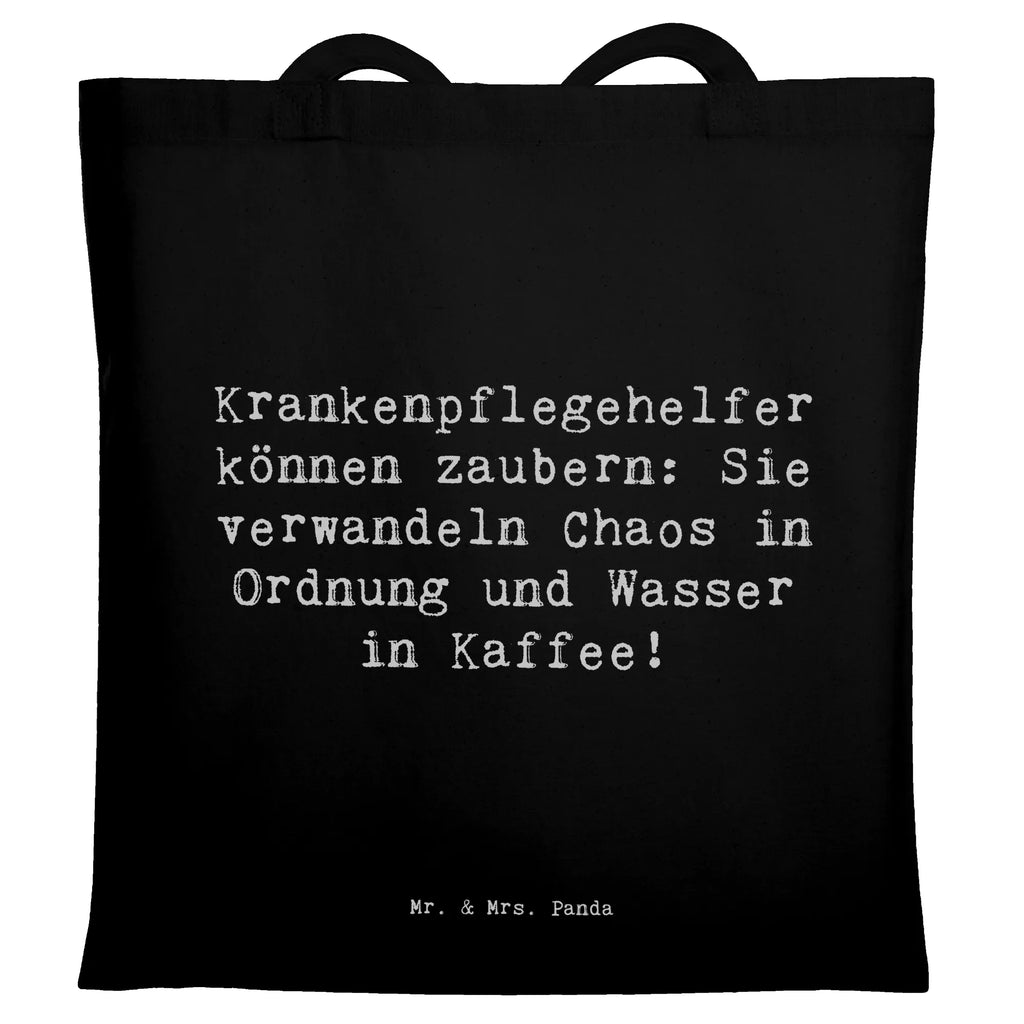 Tragetasche Spruch Krankenpflegehelfer Zauberer Beuteltasche, Beutel, Einkaufstasche, Jutebeutel, Stoffbeutel, Tasche, Shopper, Umhängetasche, Strandtasche, Schultertasche, Stofftasche, Tragetasche, Badetasche, Jutetasche, Einkaufstüte, Laptoptasche, Beruf, Ausbildung, Jubiläum, Abschied, Rente, Kollege, Kollegin, Geschenk, Schenken, Arbeitskollege, Mitarbeiter, Firma, Danke, Dankeschön