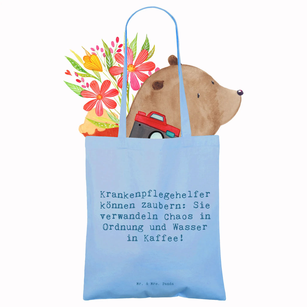 Tragetasche Spruch Krankenpflegehelfer Zauberer Beuteltasche, Beutel, Einkaufstasche, Jutebeutel, Stoffbeutel, Tasche, Shopper, Umhängetasche, Strandtasche, Schultertasche, Stofftasche, Tragetasche, Badetasche, Jutetasche, Einkaufstüte, Laptoptasche, Beruf, Ausbildung, Jubiläum, Abschied, Rente, Kollege, Kollegin, Geschenk, Schenken, Arbeitskollege, Mitarbeiter, Firma, Danke, Dankeschön