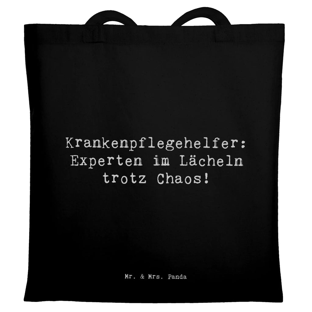 Tragetasche Spruch Krankenpflegehelfer Lächeln Beuteltasche, Beutel, Einkaufstasche, Jutebeutel, Stoffbeutel, Tasche, Shopper, Umhängetasche, Strandtasche, Schultertasche, Stofftasche, Tragetasche, Badetasche, Jutetasche, Einkaufstüte, Laptoptasche, Beruf, Ausbildung, Jubiläum, Abschied, Rente, Kollege, Kollegin, Geschenk, Schenken, Arbeitskollege, Mitarbeiter, Firma, Danke, Dankeschön