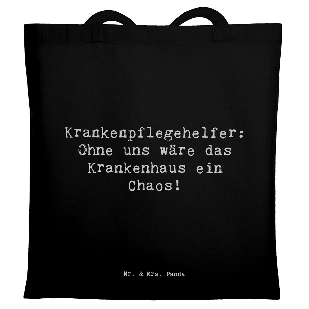 Tragetasche Spruch Krankenpflegehelfer Chaos Beuteltasche, Beutel, Einkaufstasche, Jutebeutel, Stoffbeutel, Tasche, Shopper, Umhängetasche, Strandtasche, Schultertasche, Stofftasche, Tragetasche, Badetasche, Jutetasche, Einkaufstüte, Laptoptasche, Beruf, Ausbildung, Jubiläum, Abschied, Rente, Kollege, Kollegin, Geschenk, Schenken, Arbeitskollege, Mitarbeiter, Firma, Danke, Dankeschön