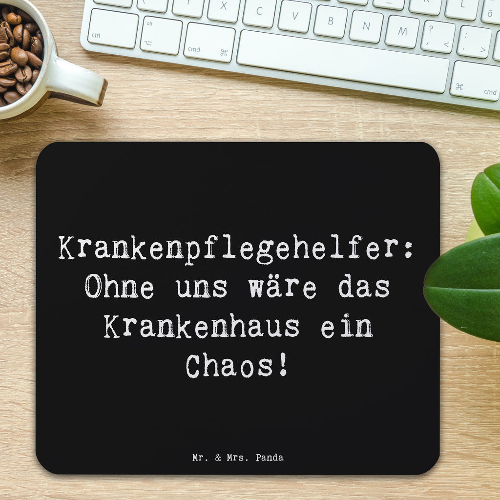 Mauspad Spruch Krankenpflegehelfer Chaos Mousepad, Computer zubehör, Büroausstattung, PC Zubehör, Arbeitszimmer, Mauspad, Einzigartiges Mauspad, Designer Mauspad, Mausunterlage, Mauspad Büro, Beruf, Ausbildung, Jubiläum, Abschied, Rente, Kollege, Kollegin, Geschenk, Schenken, Arbeitskollege, Mitarbeiter, Firma, Danke, Dankeschön