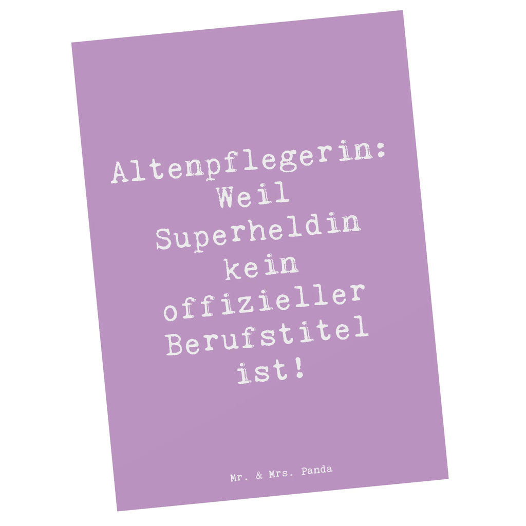 Postkarte Spruch Altenpflegerin Superheld Postkarte, Karte, Geschenkkarte, Grußkarte, Einladung, Ansichtskarte, Geburtstagskarte, Einladungskarte, Dankeskarte, Ansichtskarten, Einladung Geburtstag, Einladungskarten Geburtstag, Beruf, Ausbildung, Jubiläum, Abschied, Rente, Kollege, Kollegin, Geschenk, Schenken, Arbeitskollege, Mitarbeiter, Firma, Danke, Dankeschön