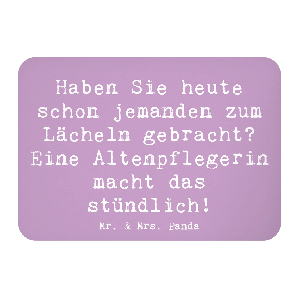 Magnet Spruch Altenpflegerin Lächeln Kühlschrankmagnet, Pinnwandmagnet, Souvenir Magnet, Motivmagnete, Dekomagnet, Whiteboard Magnet, Notiz Magnet, Kühlschrank Dekoration, Beruf, Ausbildung, Jubiläum, Abschied, Rente, Kollege, Kollegin, Geschenk, Schenken, Arbeitskollege, Mitarbeiter, Firma, Danke, Dankeschön