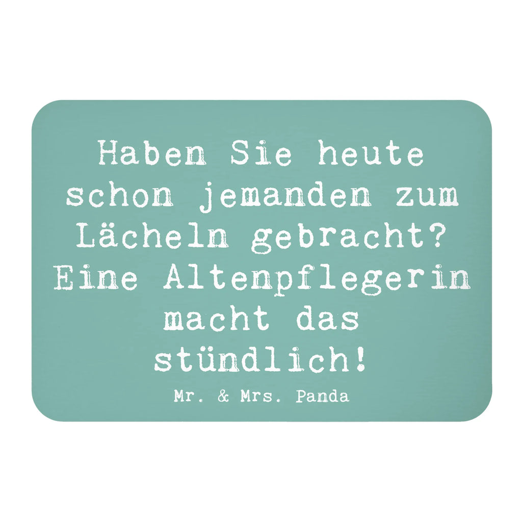 Magnet Spruch Altenpflegerin Lächeln Kühlschrankmagnet, Pinnwandmagnet, Souvenir Magnet, Motivmagnete, Dekomagnet, Whiteboard Magnet, Notiz Magnet, Kühlschrank Dekoration, Beruf, Ausbildung, Jubiläum, Abschied, Rente, Kollege, Kollegin, Geschenk, Schenken, Arbeitskollege, Mitarbeiter, Firma, Danke, Dankeschön