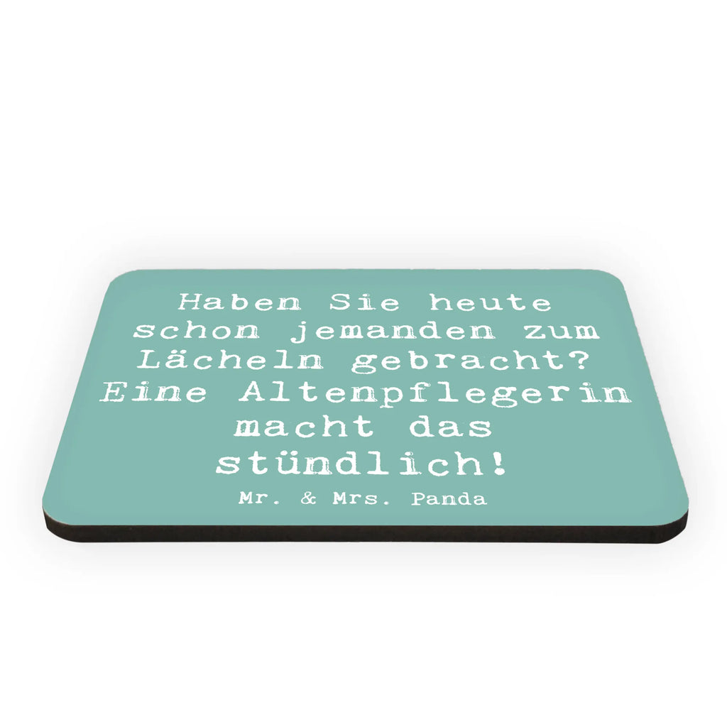 Magnet Spruch Altenpflegerin Lächeln Kühlschrankmagnet, Pinnwandmagnet, Souvenir Magnet, Motivmagnete, Dekomagnet, Whiteboard Magnet, Notiz Magnet, Kühlschrank Dekoration, Beruf, Ausbildung, Jubiläum, Abschied, Rente, Kollege, Kollegin, Geschenk, Schenken, Arbeitskollege, Mitarbeiter, Firma, Danke, Dankeschön