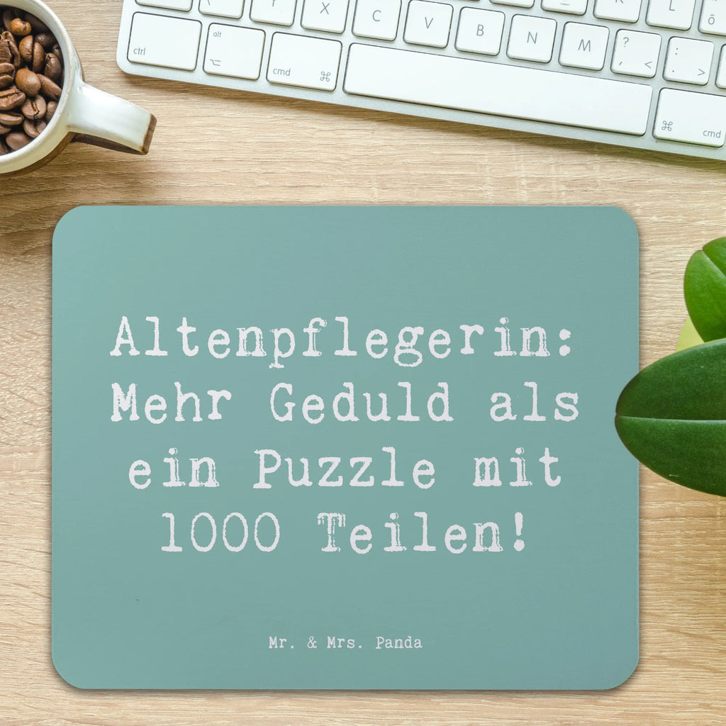 Mauspad Spruch Altenpflegerin Geduld Mousepad, Computer zubehör, Büroausstattung, PC Zubehör, Arbeitszimmer, Mauspad, Einzigartiges Mauspad, Designer Mauspad, Mausunterlage, Mauspad Büro, Beruf, Ausbildung, Jubiläum, Abschied, Rente, Kollege, Kollegin, Geschenk, Schenken, Arbeitskollege, Mitarbeiter, Firma, Danke, Dankeschön