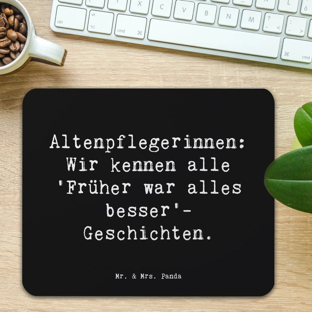 Mauspad Spruch Altenpflegerin Geschichten Mousepad, Computer zubehör, Büroausstattung, PC Zubehör, Arbeitszimmer, Mauspad, Einzigartiges Mauspad, Designer Mauspad, Mausunterlage, Mauspad Büro, Beruf, Ausbildung, Jubiläum, Abschied, Rente, Kollege, Kollegin, Geschenk, Schenken, Arbeitskollege, Mitarbeiter, Firma, Danke, Dankeschön