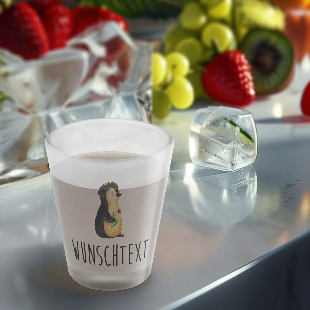 Personalisiertes Schnapsglas Pinguin Blumen Personalisiertes Schnapsglas, Schnapsglas mit Namen, Schnapsgläser personalisiert, personalisierte Schnapsgläser, Schnapsglas personalisieren, Schnapsglas Hochzeit, Schnapsglas mit Name, Schnapsglas Geschenk, Shot Gläser personalisieren, personalisierte Pinnchen, Schnapsglas zum Umhängen mit Namen, Pinguin, Pinguine, Blumenkranz, Universum, Leben, Wünsche, Ziele, Lebensziele, Motivation, Lebenslust, Liebeskummer, Geschenkidee