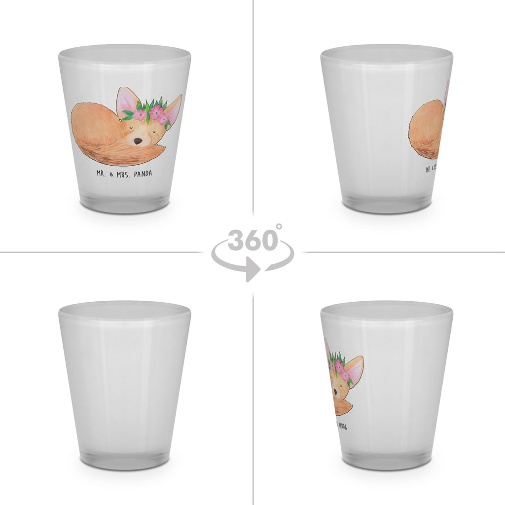 Schnapsglas Wüstenfuchs Blumen Schnapsglas, Shot Glas, Schnapsgläser, Likörgläser, Shotglas, Shotgläser, Likörglas, Stamperl, Likör Glas, Likör Gläser, Lustige Schnapsgläser, Kurze Gläser, Ausgefallene Schnapsgläser, Kurzen Glas, Afrika, Wildtiere, Wüste, Wüstenfuchs, Blumen, Blumenkranz, Glücklich