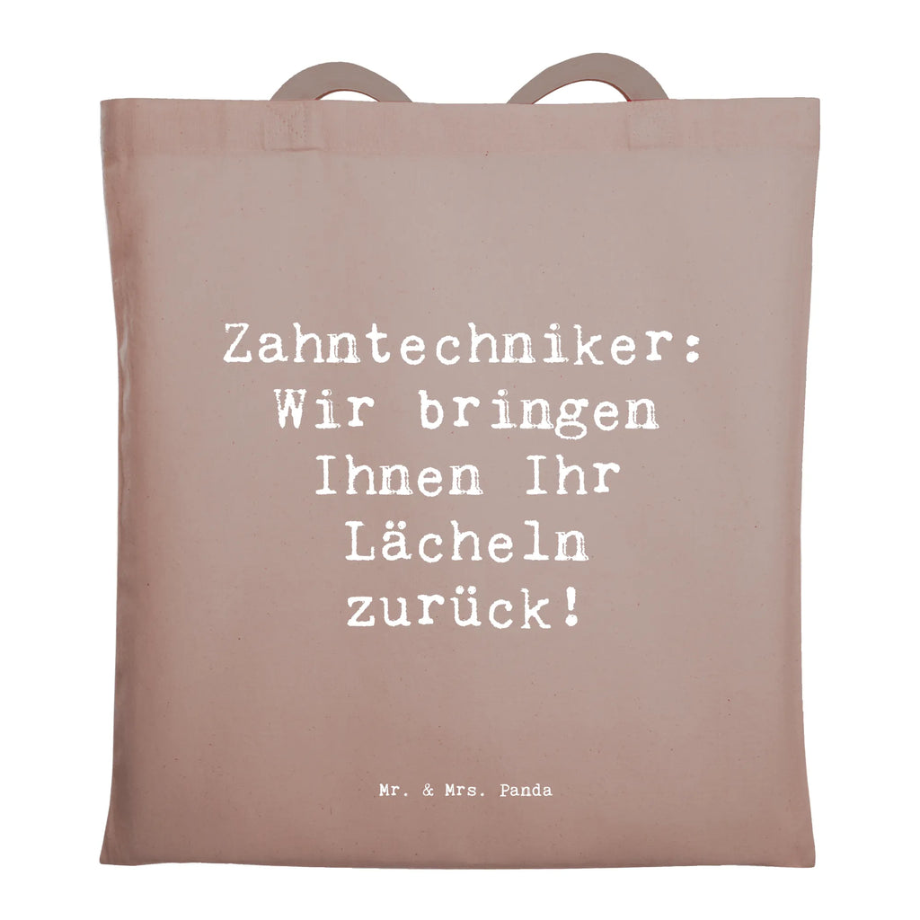 Tragetasche Spruch Zahntechniker: Wir bringen Ihnen Ihr Lächeln zurück! Beuteltasche, Beutel, Einkaufstasche, Jutebeutel, Stoffbeutel, Tasche, Shopper, Umhängetasche, Strandtasche, Schultertasche, Stofftasche, Tragetasche, Badetasche, Jutetasche, Einkaufstüte, Laptoptasche, Beruf, Ausbildung, Jubiläum, Abschied, Rente, Kollege, Kollegin, Geschenk, Schenken, Arbeitskollege, Mitarbeiter, Firma, Danke, Dankeschön