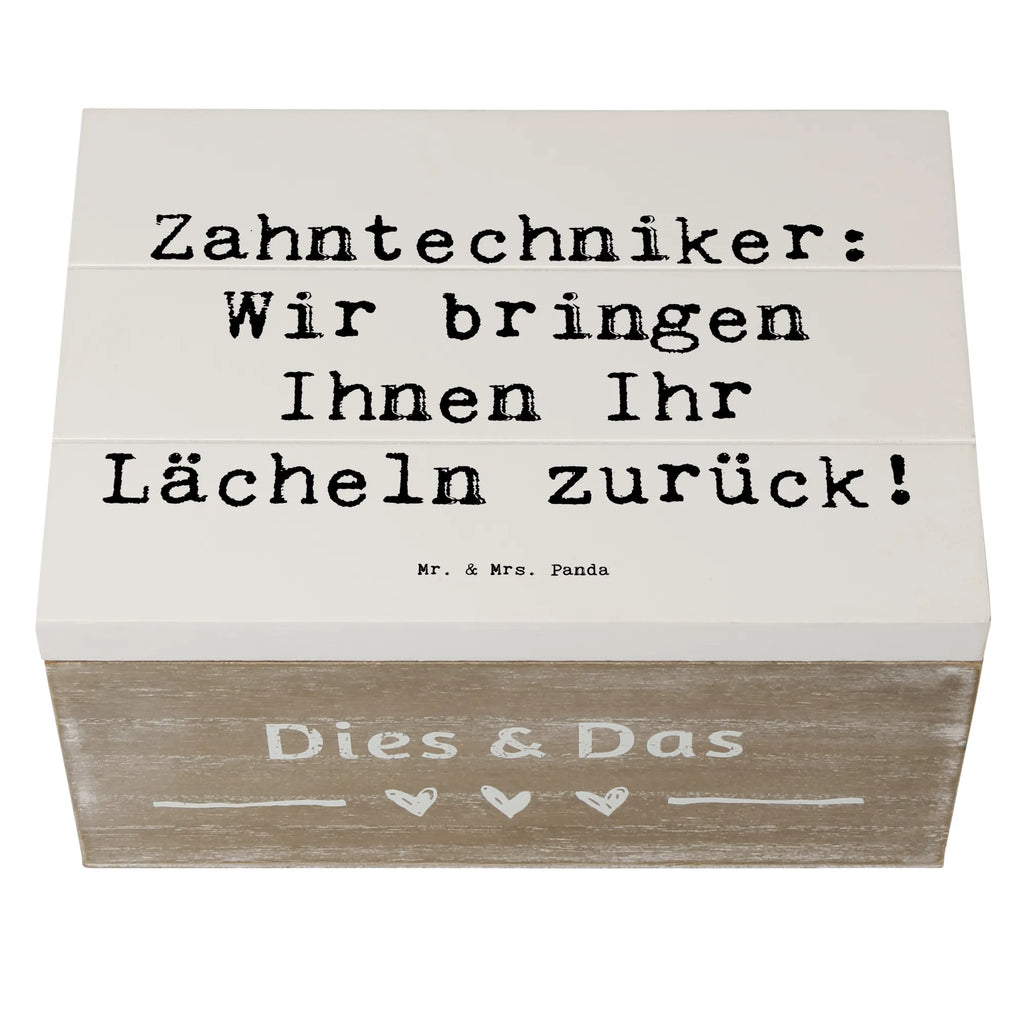 Holzkiste Spruch Zahntechniker: Wir bringen Ihnen Ihr Lächeln zurück! Holzkiste, Kiste, Schatzkiste, Truhe, Schatulle, XXL, Erinnerungsbox, Erinnerungskiste, Dekokiste, Aufbewahrungsbox, Geschenkbox, Geschenkdose, Beruf, Ausbildung, Jubiläum, Abschied, Rente, Kollege, Kollegin, Geschenk, Schenken, Arbeitskollege, Mitarbeiter, Firma, Danke, Dankeschön