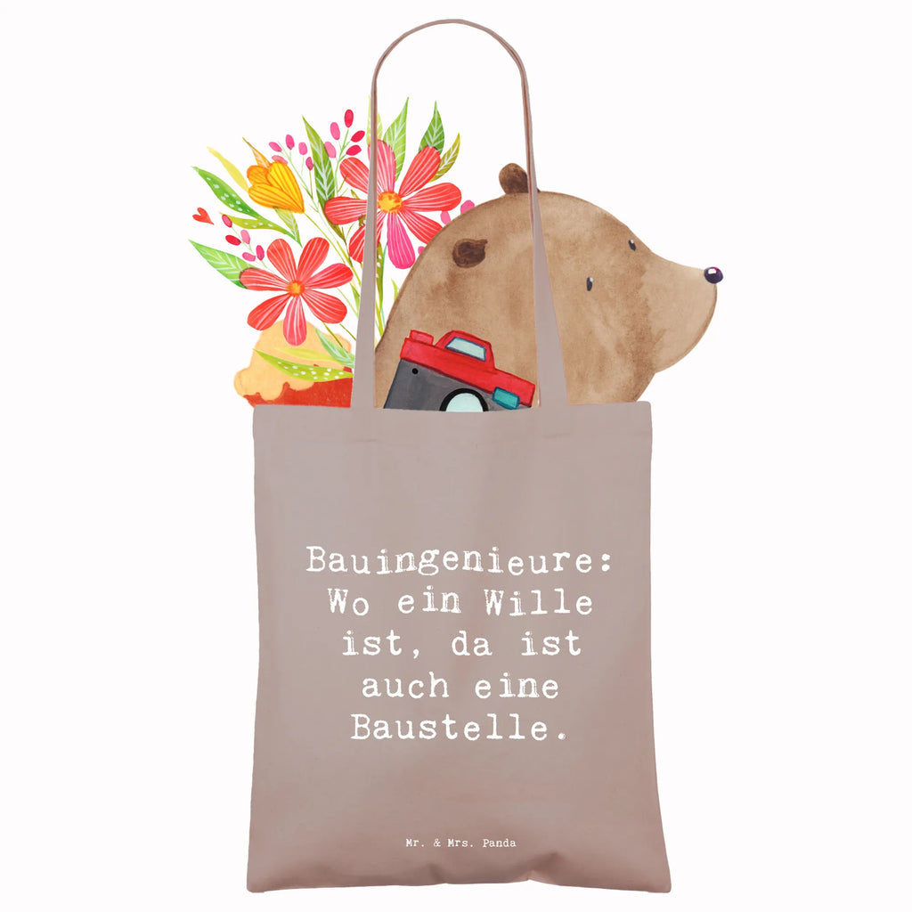 Tragetasche Spruch Bauingenieure: Wo ein Wille ist, da ist auch eine Baustelle. Beuteltasche, Beutel, Einkaufstasche, Jutebeutel, Stoffbeutel, Tasche, Shopper, Umhängetasche, Strandtasche, Schultertasche, Stofftasche, Tragetasche, Badetasche, Jutetasche, Einkaufstüte, Laptoptasche, Beruf, Ausbildung, Jubiläum, Abschied, Rente, Kollege, Kollegin, Geschenk, Schenken, Arbeitskollege, Mitarbeiter, Firma, Danke, Dankeschön