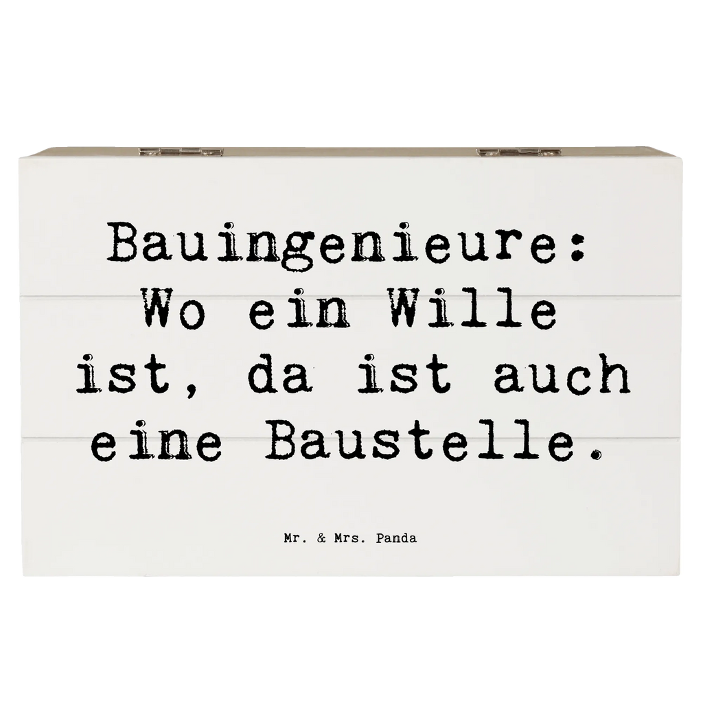 Holzkiste Spruch Bauingenieure: Wo ein Wille ist, da ist auch eine Baustelle. Holzkiste, Kiste, Schatzkiste, Truhe, Schatulle, XXL, Erinnerungsbox, Erinnerungskiste, Dekokiste, Aufbewahrungsbox, Geschenkbox, Geschenkdose, Beruf, Ausbildung, Jubiläum, Abschied, Rente, Kollege, Kollegin, Geschenk, Schenken, Arbeitskollege, Mitarbeiter, Firma, Danke, Dankeschön