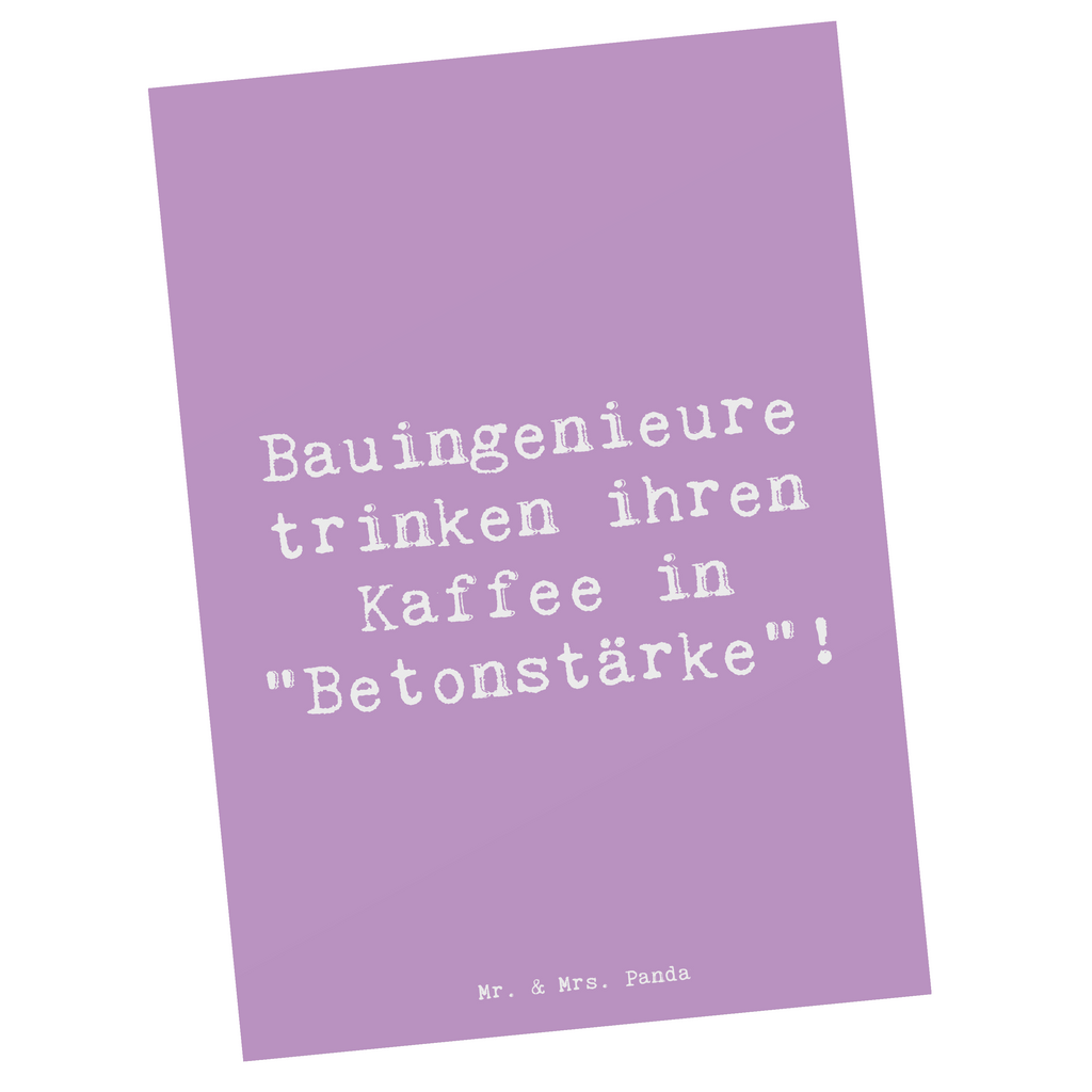 Postkarte Spruch Bauingenieure trinken ihren Kaffee in "Betonstärke"! Postkarte, Karte, Geschenkkarte, Grußkarte, Einladung, Ansichtskarte, Geburtstagskarte, Einladungskarte, Dankeskarte, Ansichtskarten, Einladung Geburtstag, Einladungskarten Geburtstag, Beruf, Ausbildung, Jubiläum, Abschied, Rente, Kollege, Kollegin, Geschenk, Schenken, Arbeitskollege, Mitarbeiter, Firma, Danke, Dankeschön