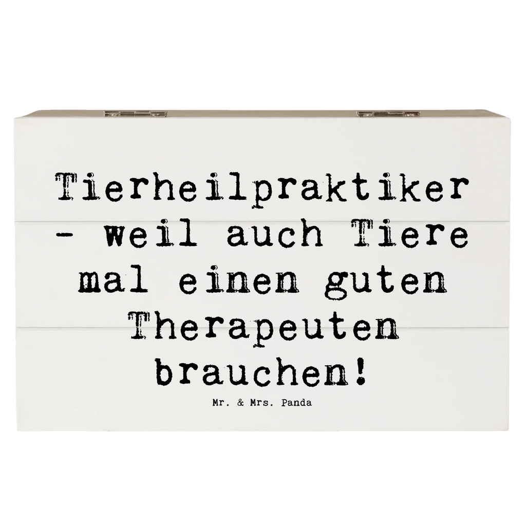 Holzkiste Spruch Tierheilpraktiker - weil auch Tiere mal einen guten Therapeuten brauchen! Holzkiste, Kiste, Schatzkiste, Truhe, Schatulle, XXL, Erinnerungsbox, Erinnerungskiste, Dekokiste, Aufbewahrungsbox, Geschenkbox, Geschenkdose, Beruf, Ausbildung, Jubiläum, Abschied, Rente, Kollege, Kollegin, Geschenk, Schenken, Arbeitskollege, Mitarbeiter, Firma, Danke, Dankeschön