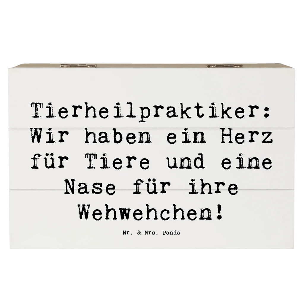 Holzkiste Spruch Tierheilpraktiker: Wir haben ein Herz für Tiere und eine Nase für ihre Wehwehchen! Holzkiste, Kiste, Schatzkiste, Truhe, Schatulle, XXL, Erinnerungsbox, Erinnerungskiste, Dekokiste, Aufbewahrungsbox, Geschenkbox, Geschenkdose, Beruf, Ausbildung, Jubiläum, Abschied, Rente, Kollege, Kollegin, Geschenk, Schenken, Arbeitskollege, Mitarbeiter, Firma, Danke, Dankeschön