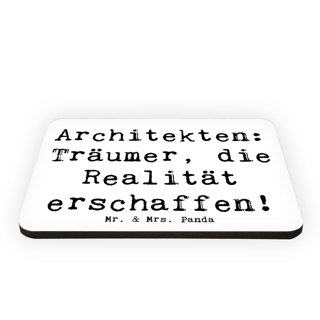 Magnet Spruch Architekten: Träumer, die Realität erschaffen! Kühlschrankmagnet, Pinnwandmagnet, Souvenir Magnet, Motivmagnete, Dekomagnet, Whiteboard Magnet, Notiz Magnet, Kühlschrank Dekoration, Beruf, Ausbildung, Jubiläum, Abschied, Rente, Kollege, Kollegin, Geschenk, Schenken, Arbeitskollege, Mitarbeiter, Firma, Danke, Dankeschön