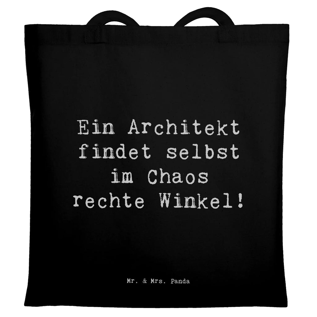 Tragetasche Spruch Ein Architekt findet selbst im Chaos rechte Winkel! Beuteltasche, Beutel, Einkaufstasche, Jutebeutel, Stoffbeutel, Tasche, Shopper, Umhängetasche, Strandtasche, Schultertasche, Stofftasche, Tragetasche, Badetasche, Jutetasche, Einkaufstüte, Laptoptasche, Beruf, Ausbildung, Jubiläum, Abschied, Rente, Kollege, Kollegin, Geschenk, Schenken, Arbeitskollege, Mitarbeiter, Firma, Danke, Dankeschön