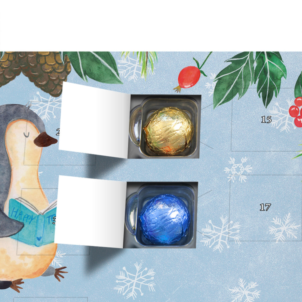 Schoko Adventskalender Pinguin Buch Adventskalender, Schokoladen Adventskalender, Schoko Adventskalender, Pinguin, Pinguine, Buch, Lesen, Bücherwurm, Nichtstun, Faulenzen, Ferien, Urlaub, Freizeit