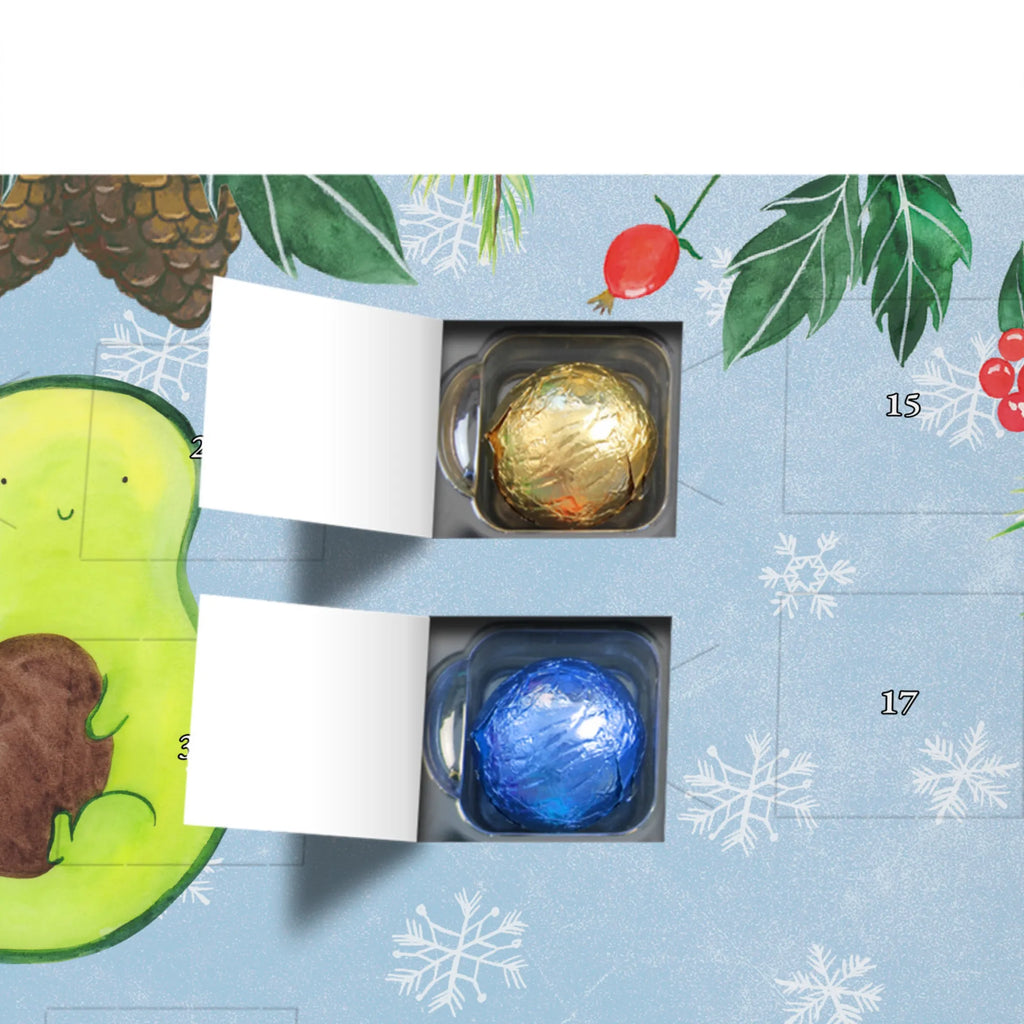 Schoko Adventskalender Avocado Kern Adventskalender, Schokoladen Adventskalender, Schoko Adventskalender, Avocado, Veggie, Vegan, Gesund, Avokado, Avocadokern, Kern, Pflanze, Spruch Leben