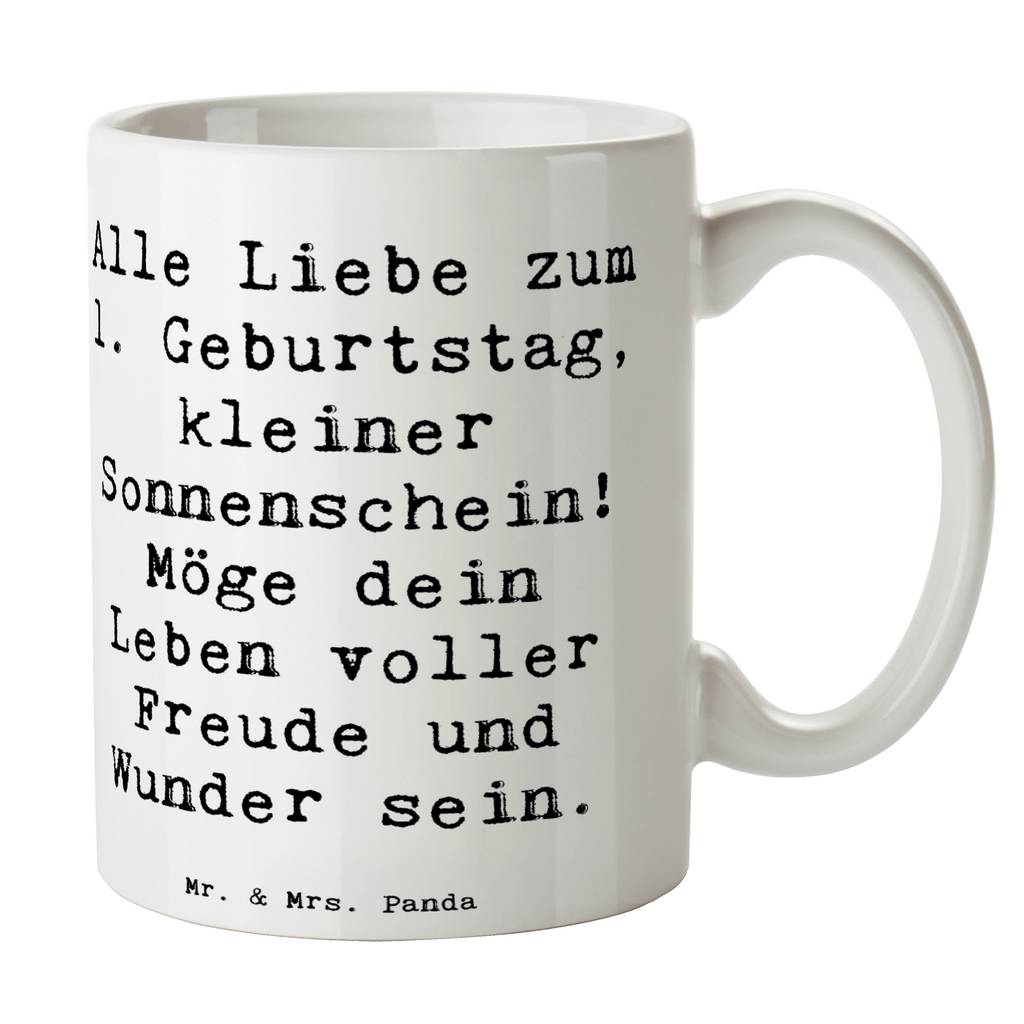 Tasse Spruch 1. Geburtstag Sonnenschein Tasse, Kaffeetasse, Teetasse, Becher, Kaffeebecher, Teebecher, Keramiktasse, Porzellantasse, Büro Tasse, Geschenk Tasse, Tasse Sprüche, Tasse Motive, Kaffeetassen, Tasse bedrucken, Designer Tasse, Cappuccino Tassen, Schöne Teetassen, Geburtstag, Geburtstagsgeschenk, Geschenk