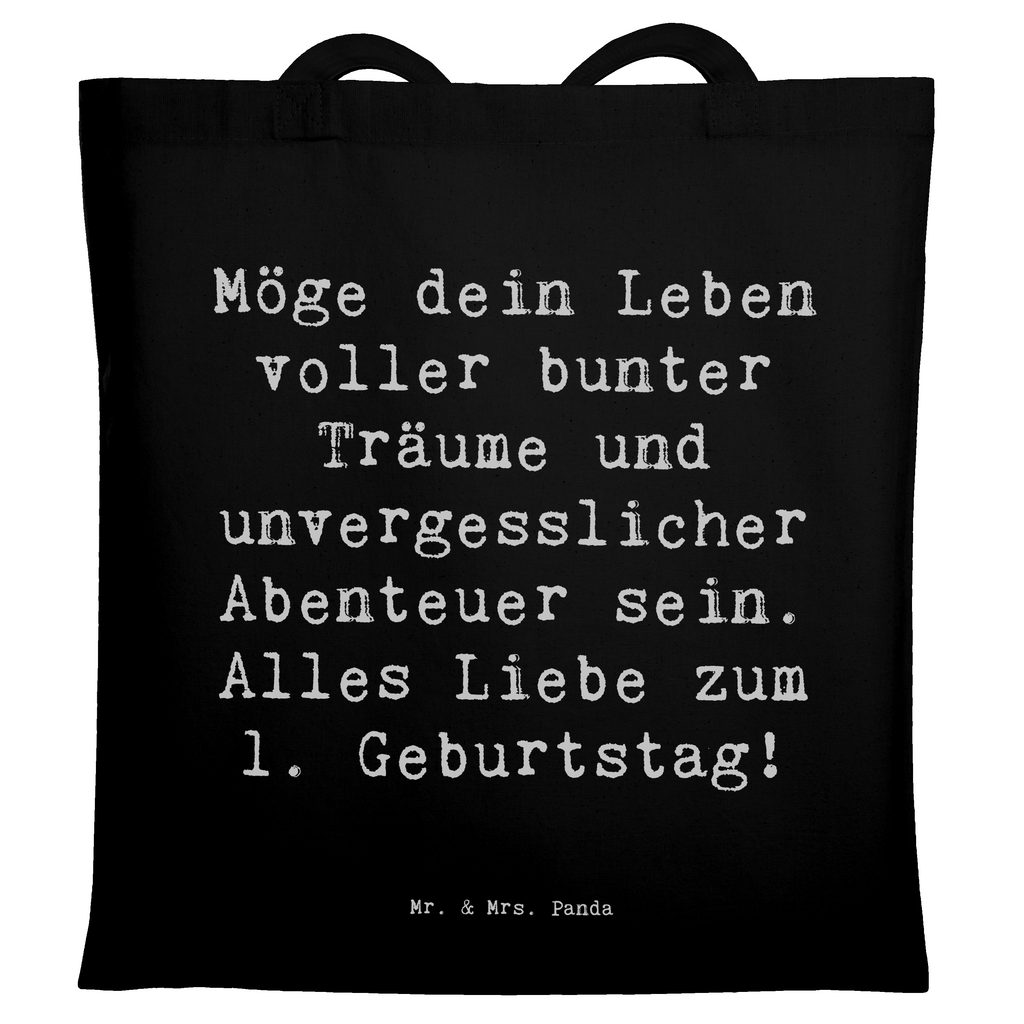 Tragetasche Spruch Alles Liebe zum 1. Geburtstag Beuteltasche, Beutel, Einkaufstasche, Jutebeutel, Stoffbeutel, Tasche, Shopper, Umhängetasche, Strandtasche, Schultertasche, Stofftasche, Tragetasche, Badetasche, Jutetasche, Einkaufstüte, Laptoptasche, Geburtstag, Geburtstagsgeschenk, Geschenk