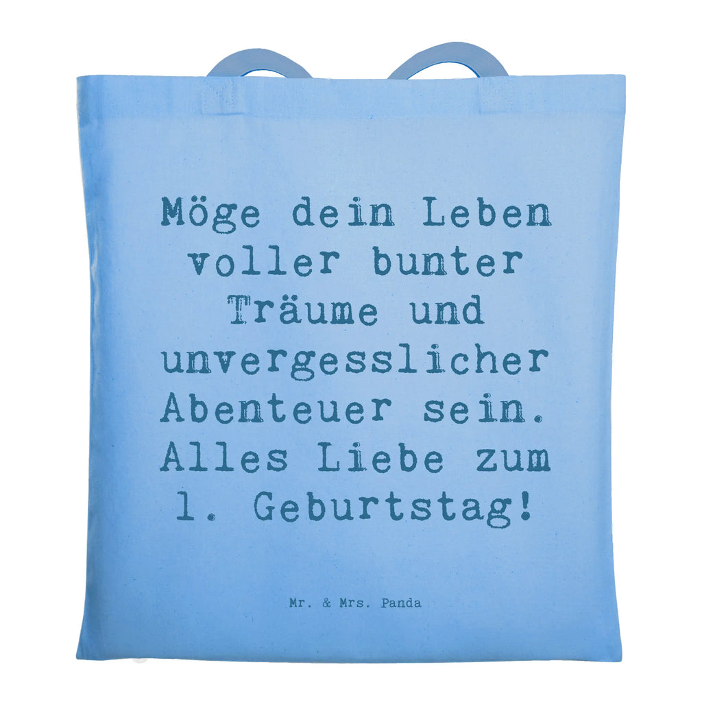 Tragetasche Spruch Alles Liebe zum 1. Geburtstag Beuteltasche, Beutel, Einkaufstasche, Jutebeutel, Stoffbeutel, Tasche, Shopper, Umhängetasche, Strandtasche, Schultertasche, Stofftasche, Tragetasche, Badetasche, Jutetasche, Einkaufstüte, Laptoptasche, Geburtstag, Geburtstagsgeschenk, Geschenk