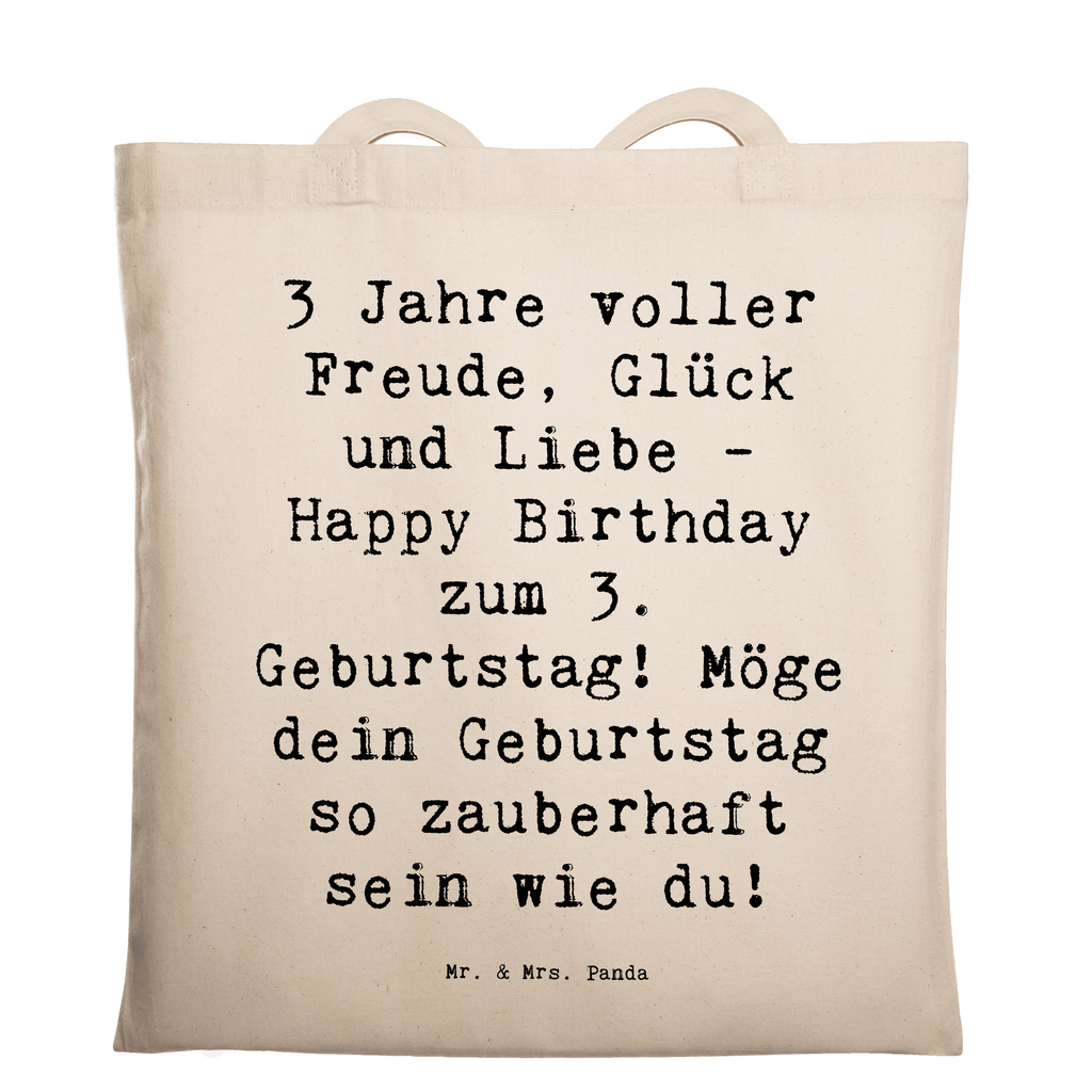 Tragetasche Spruch 3. Geburtstag Freude Beuteltasche, Beutel, Einkaufstasche, Jutebeutel, Stoffbeutel, Tasche, Shopper, Umhängetasche, Strandtasche, Schultertasche, Stofftasche, Tragetasche, Badetasche, Jutetasche, Einkaufstüte, Laptoptasche, Geburtstag, Geburtstagsgeschenk, Geschenk