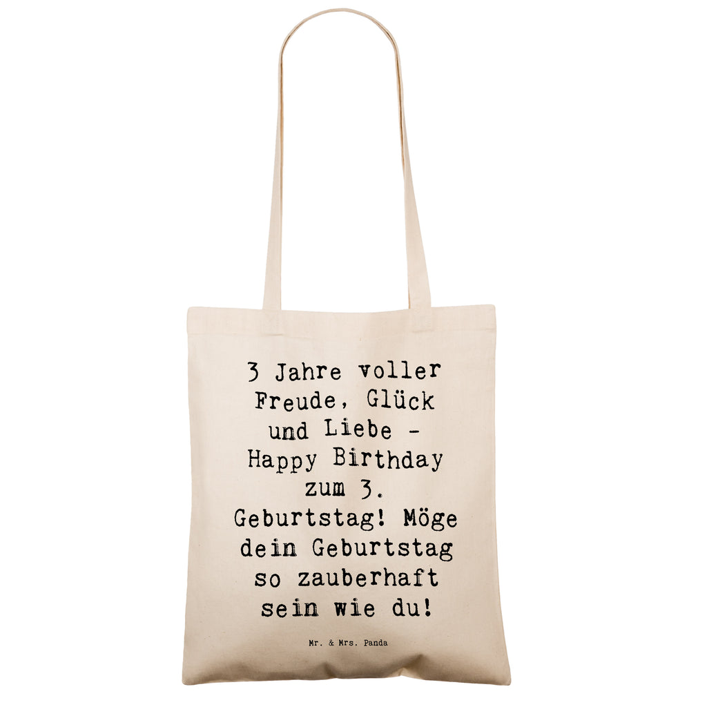 Tragetasche Spruch 3. Geburtstag Freude Beuteltasche, Beutel, Einkaufstasche, Jutebeutel, Stoffbeutel, Tasche, Shopper, Umhängetasche, Strandtasche, Schultertasche, Stofftasche, Tragetasche, Badetasche, Jutetasche, Einkaufstüte, Laptoptasche, Geburtstag, Geburtstagsgeschenk, Geschenk