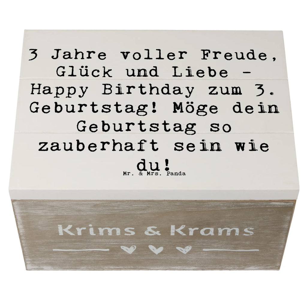 Holzkiste Spruch 3. Geburtstag Freude Holzkiste, Kiste, Schatzkiste, Truhe, Schatulle, XXL, Erinnerungsbox, Erinnerungskiste, Dekokiste, Aufbewahrungsbox, Geschenkbox, Geschenkdose, Geburtstag, Geburtstagsgeschenk, Geschenk