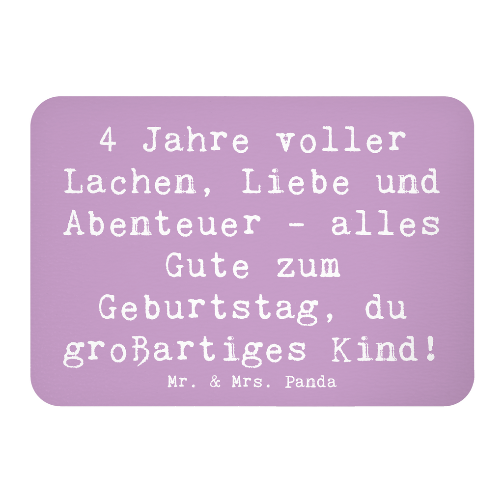 Magnet Spruch 4. Geburtstag Kühlschrankmagnet, Pinnwandmagnet, Souvenir Magnet, Motivmagnete, Dekomagnet, Whiteboard Magnet, Notiz Magnet, Kühlschrank Dekoration, Geburtstag, Geburtstagsgeschenk, Geschenk