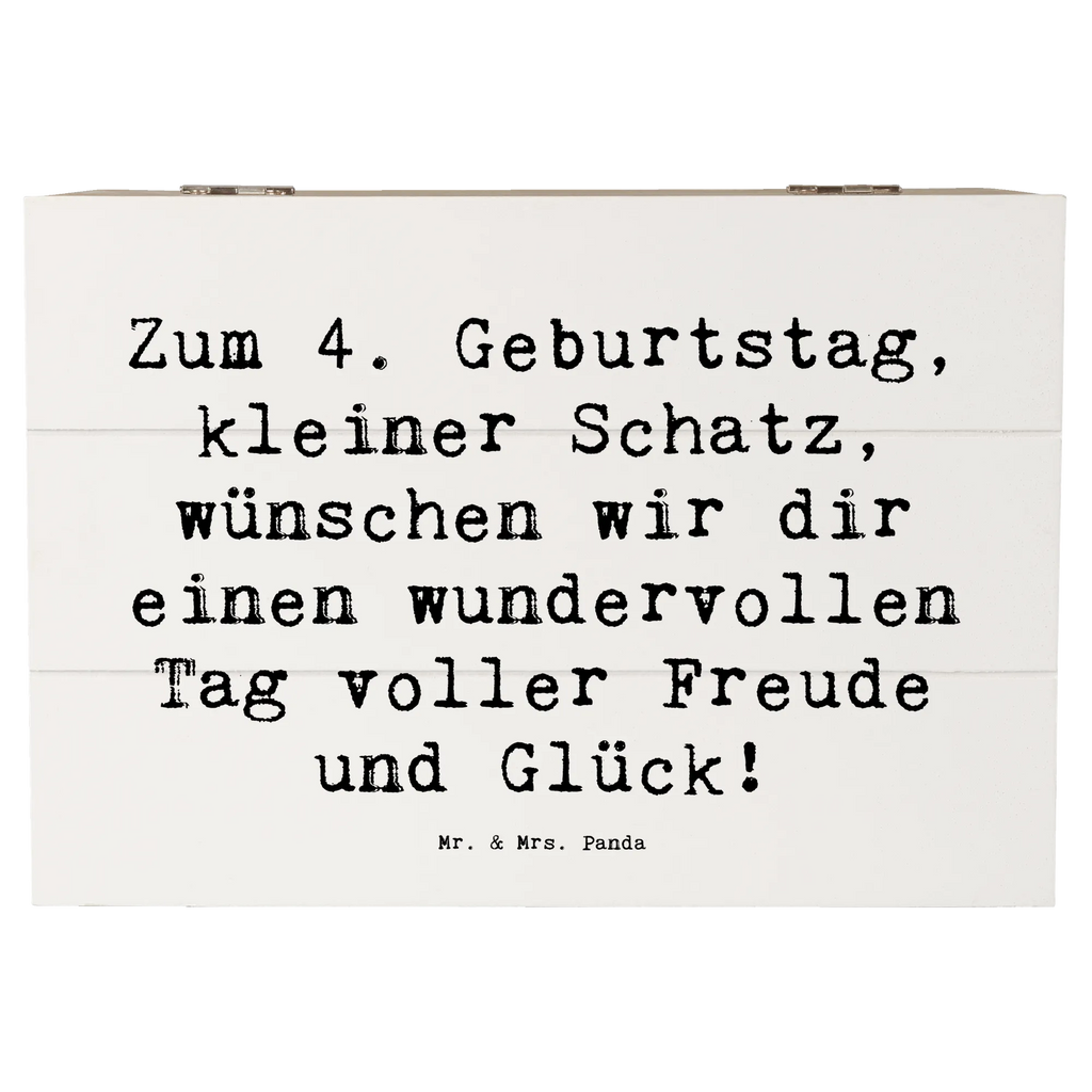 Holzkiste Spruch 4. Geburtstag Holzkiste, Kiste, Schatzkiste, Truhe, Schatulle, XXL, Erinnerungsbox, Erinnerungskiste, Dekokiste, Aufbewahrungsbox, Geschenkbox, Geschenkdose, Geburtstag, Geburtstagsgeschenk, Geschenk