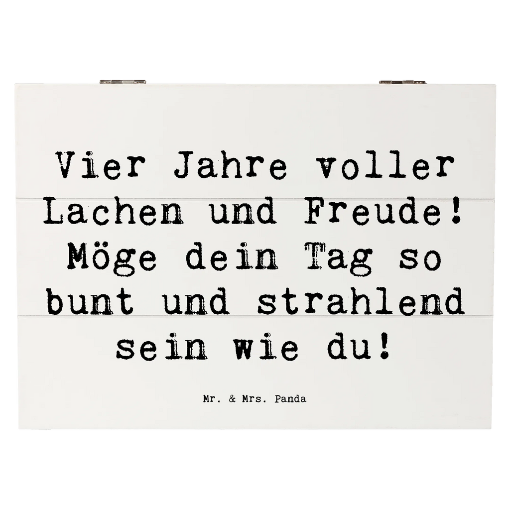 Holzkiste Spruch 4. Geburtstag Freude Holzkiste, Kiste, Schatzkiste, Truhe, Schatulle, XXL, Erinnerungsbox, Erinnerungskiste, Dekokiste, Aufbewahrungsbox, Geschenkbox, Geschenkdose, Geburtstag, Geburtstagsgeschenk, Geschenk