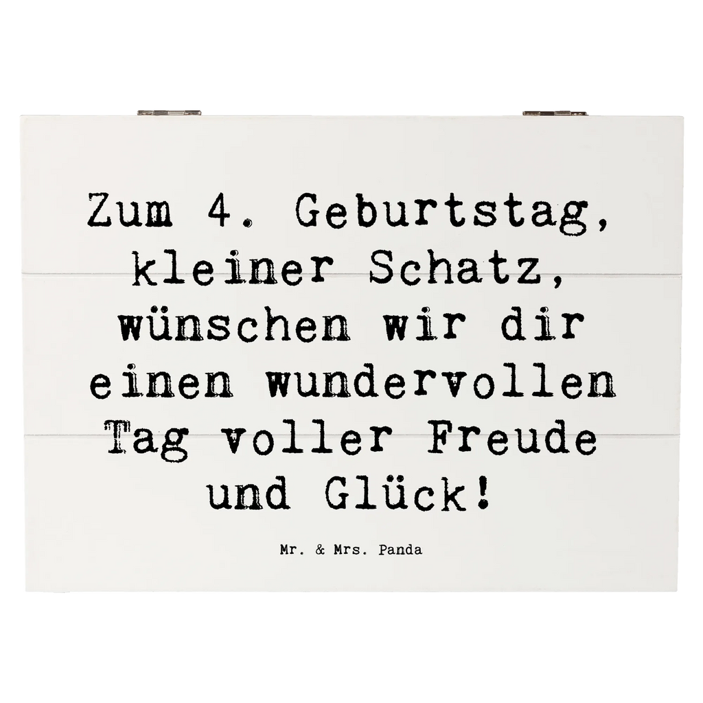 Holzkiste Spruch 4. Geburtstag Holzkiste, Kiste, Schatzkiste, Truhe, Schatulle, XXL, Erinnerungsbox, Erinnerungskiste, Dekokiste, Aufbewahrungsbox, Geschenkbox, Geschenkdose, Geburtstag, Geburtstagsgeschenk, Geschenk