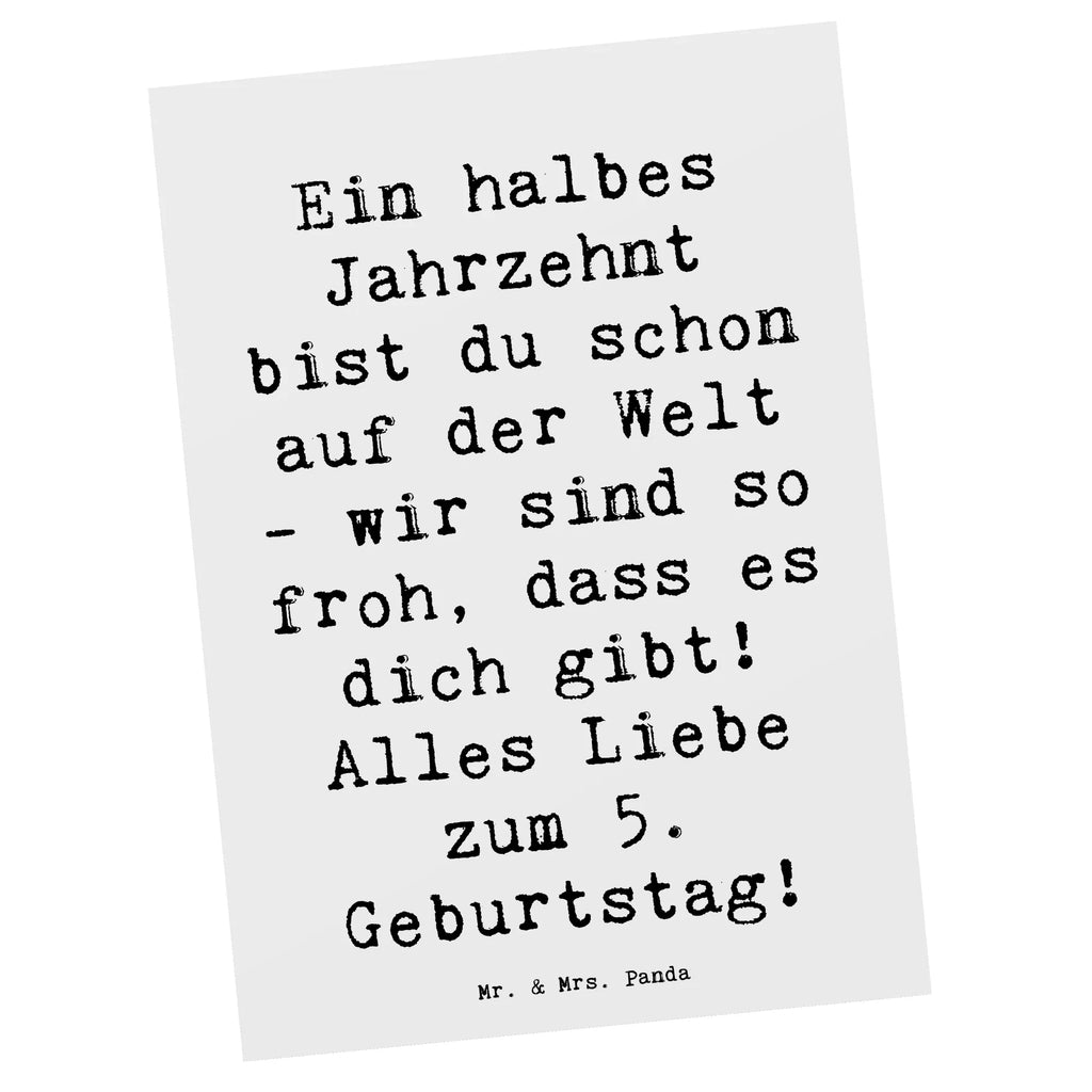 Postkarte Spruch 5. Geburtstag Freude Postkarte, Karte, Geschenkkarte, Grußkarte, Einladung, Ansichtskarte, Geburtstagskarte, Einladungskarte, Dankeskarte, Ansichtskarten, Einladung Geburtstag, Einladungskarten Geburtstag, Geburtstag, Geburtstagsgeschenk, Geschenk