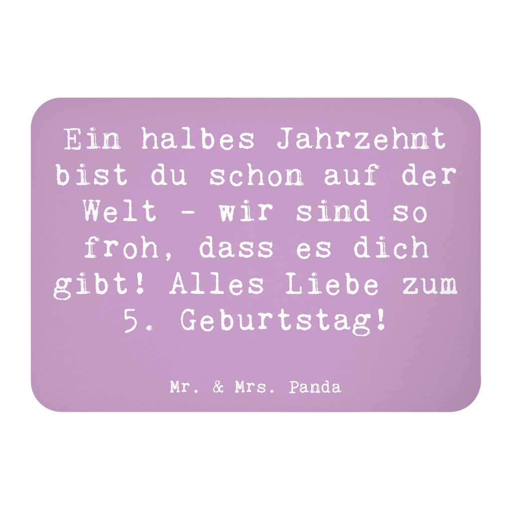 Magnet Spruch 5. Geburtstag Freude Kühlschrankmagnet, Pinnwandmagnet, Souvenir Magnet, Motivmagnete, Dekomagnet, Whiteboard Magnet, Notiz Magnet, Kühlschrank Dekoration, Geburtstag, Geburtstagsgeschenk, Geschenk