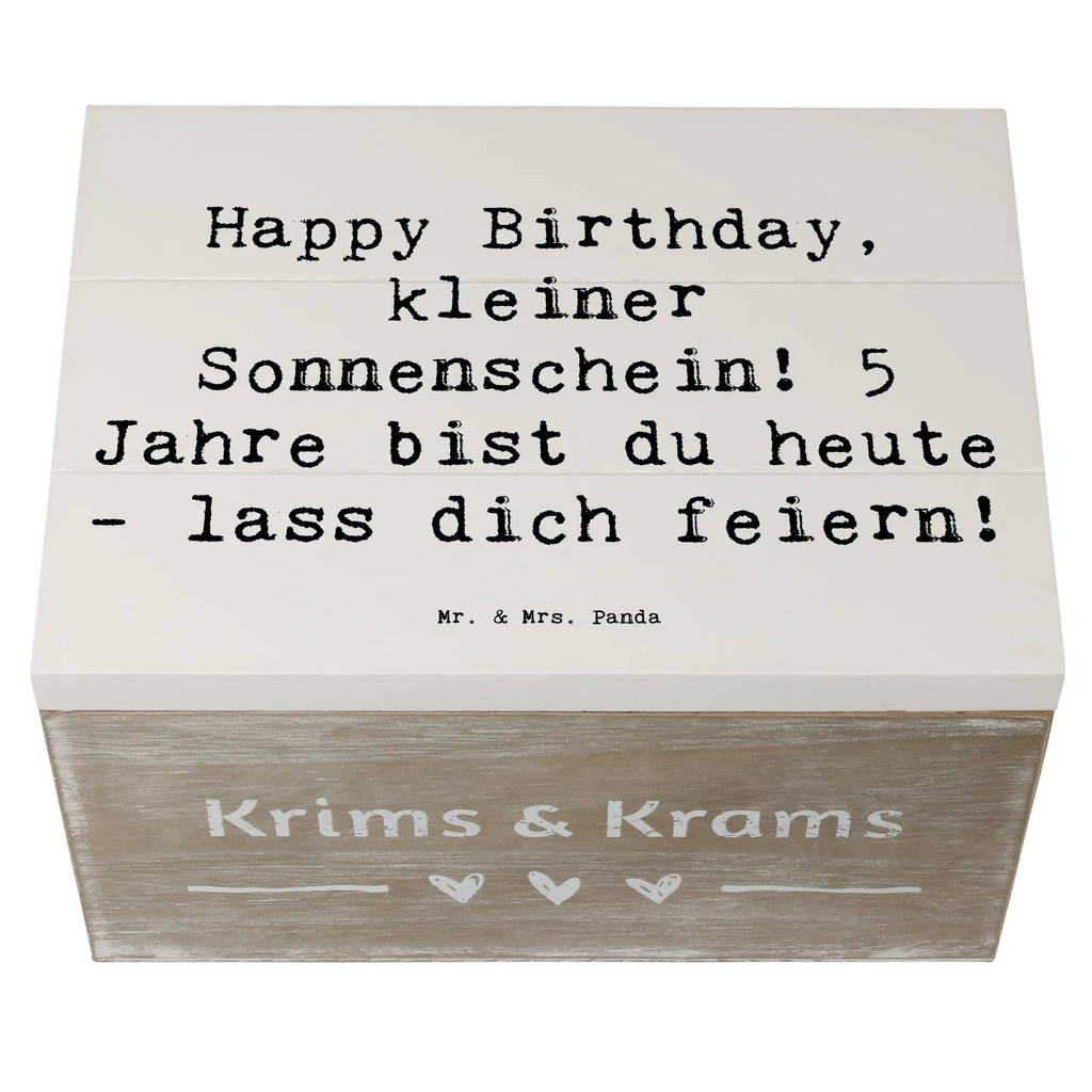 Holzkiste Spruch 5. Geburtstag Sonnenschein Holzkiste, Kiste, Schatzkiste, Truhe, Schatulle, XXL, Erinnerungsbox, Erinnerungskiste, Dekokiste, Aufbewahrungsbox, Geschenkbox, Geschenkdose, Geburtstag, Geburtstagsgeschenk, Geschenk