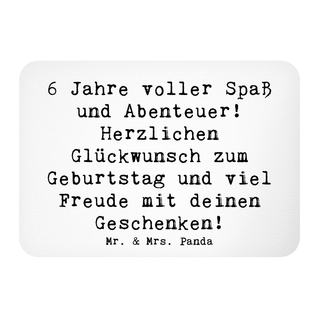 Magnet Spruch 6. Geburtstag Freude Kühlschrankmagnet, Pinnwandmagnet, Souvenir Magnet, Motivmagnete, Dekomagnet, Whiteboard Magnet, Notiz Magnet, Kühlschrank Dekoration, Geburtstag, Geburtstagsgeschenk, Geschenk