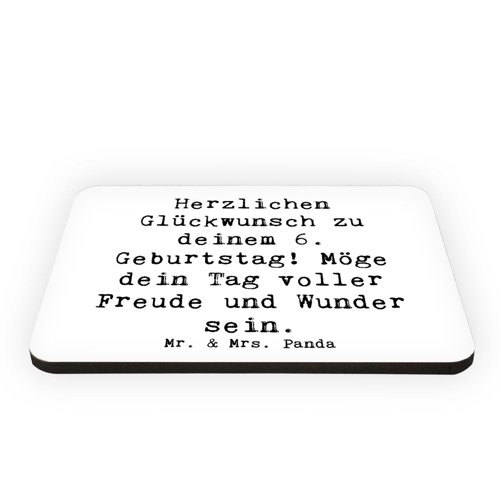 Magnet Spruch 6. Geburtstag Kühlschrankmagnet, Pinnwandmagnet, Souvenir Magnet, Motivmagnete, Dekomagnet, Whiteboard Magnet, Notiz Magnet, Kühlschrank Dekoration, Geburtstag, Geburtstagsgeschenk, Geschenk