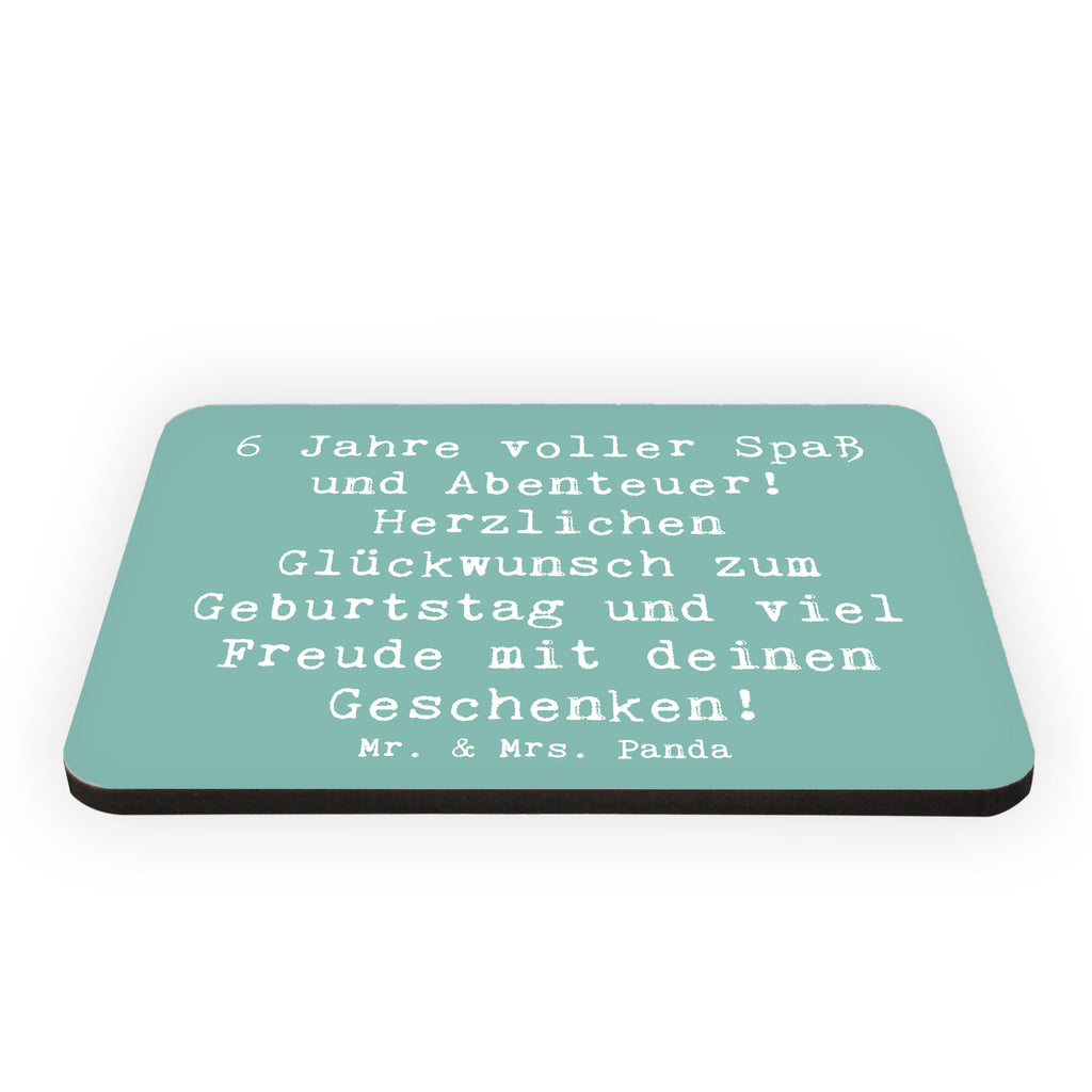 Magnet Spruch 6. Geburtstag Freude Kühlschrankmagnet, Pinnwandmagnet, Souvenir Magnet, Motivmagnete, Dekomagnet, Whiteboard Magnet, Notiz Magnet, Kühlschrank Dekoration, Geburtstag, Geburtstagsgeschenk, Geschenk