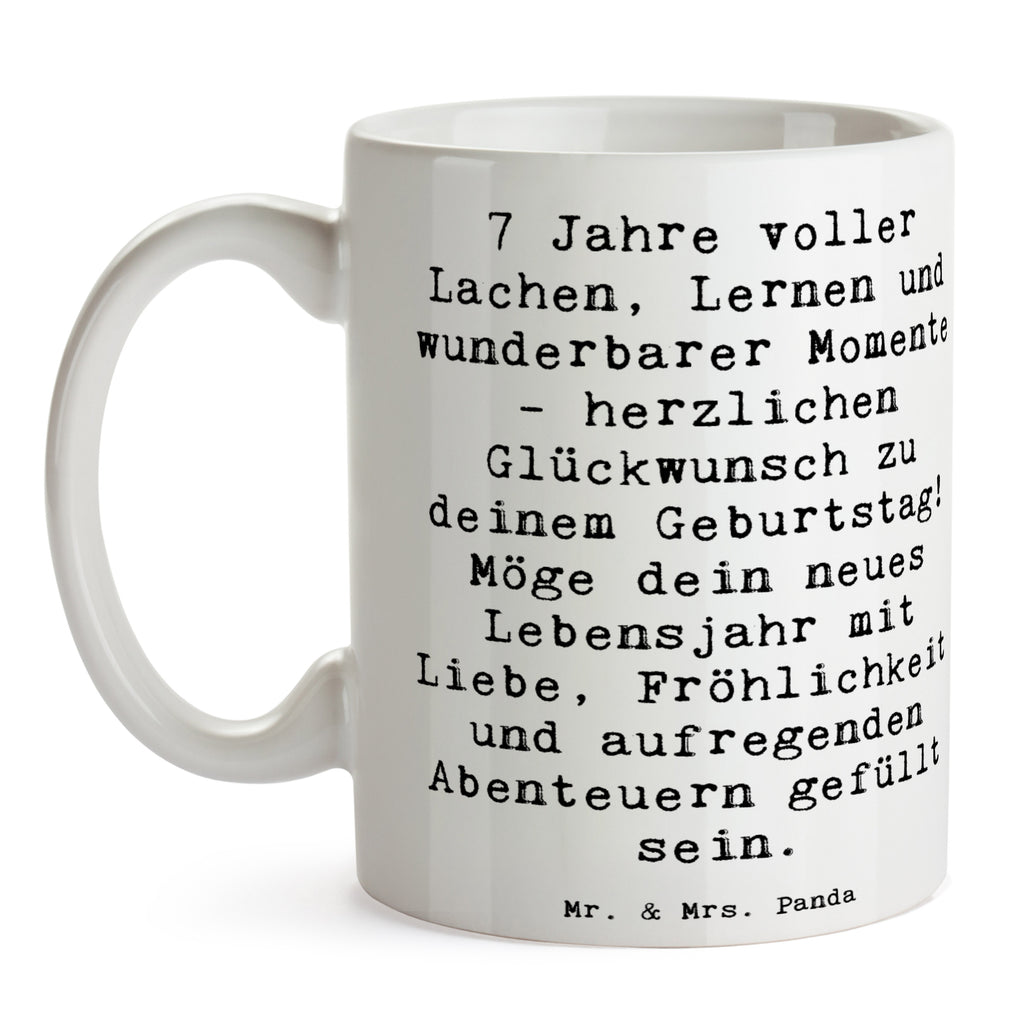 Tasse Spruch 7. Geburtstag Tasse, Kaffeetasse, Teetasse, Becher, Kaffeebecher, Teebecher, Keramiktasse, Porzellantasse, Büro Tasse, Geschenk Tasse, Tasse Sprüche, Tasse Motive, Kaffeetassen, Tasse bedrucken, Designer Tasse, Cappuccino Tassen, Schöne Teetassen, Geburtstag, Geburtstagsgeschenk, Geschenk