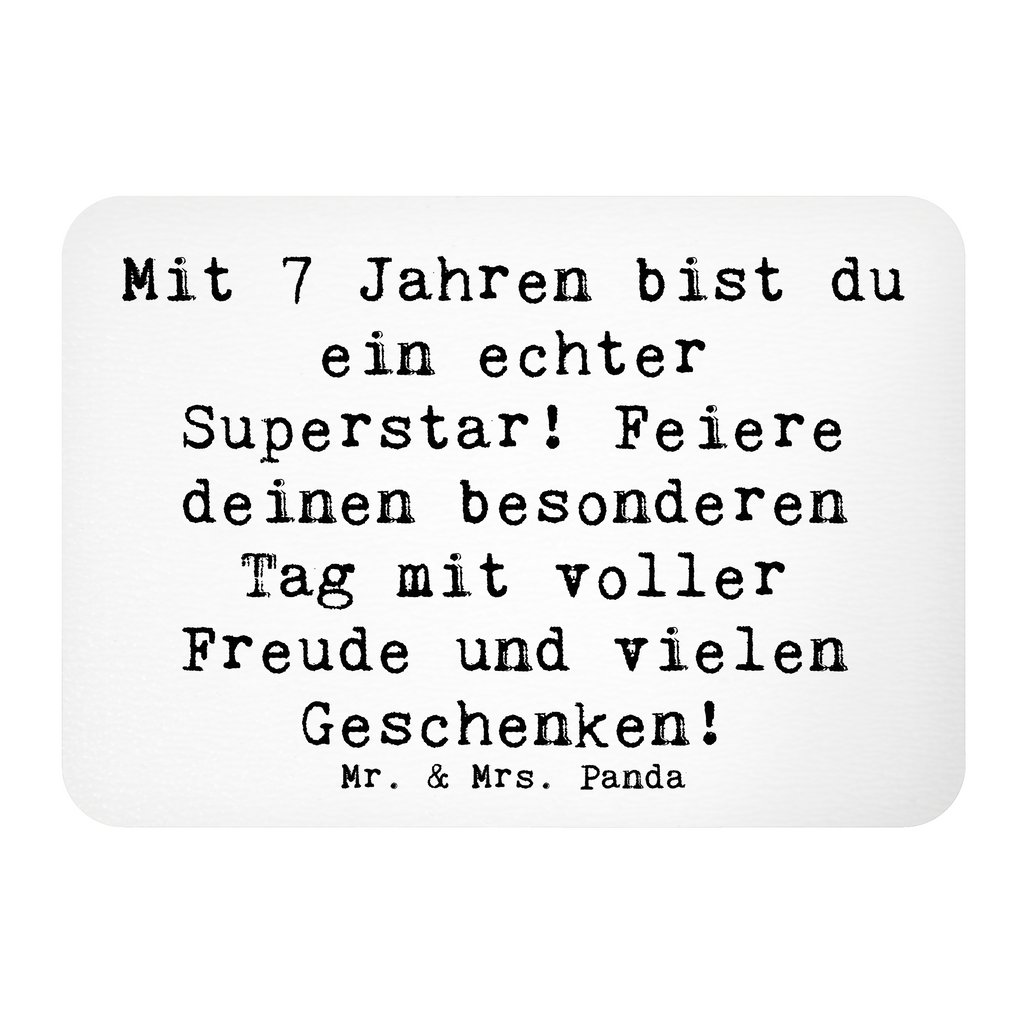 Magnet Spruch 7. Geburtstag Superstar Kühlschrankmagnet, Pinnwandmagnet, Souvenir Magnet, Motivmagnete, Dekomagnet, Whiteboard Magnet, Notiz Magnet, Kühlschrank Dekoration, Geburtstag, Geburtstagsgeschenk, Geschenk