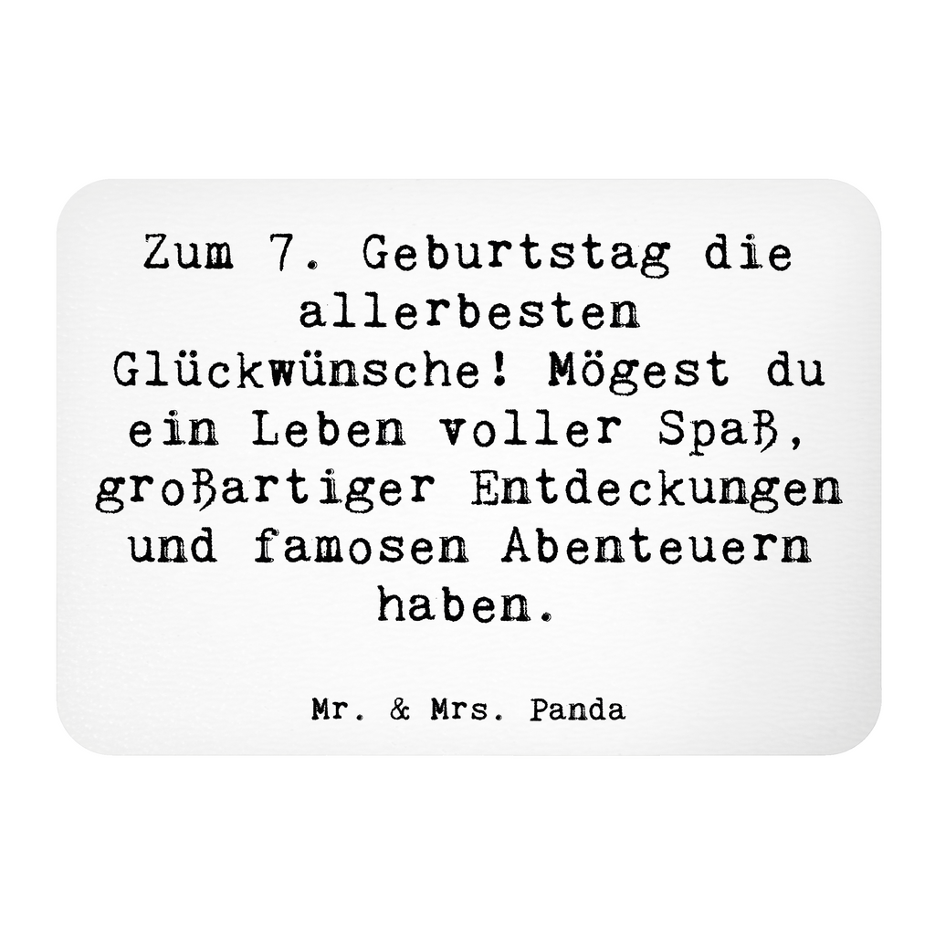 Magnet Spruch 7. Geburtstag Kühlschrankmagnet, Pinnwandmagnet, Souvenir Magnet, Motivmagnete, Dekomagnet, Whiteboard Magnet, Notiz Magnet, Kühlschrank Dekoration, Geburtstag, Geburtstagsgeschenk, Geschenk